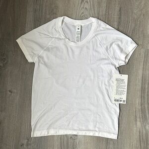 lululemon athletica White Striped Top